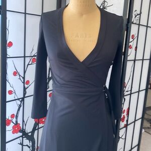 BCBG black wrap dress